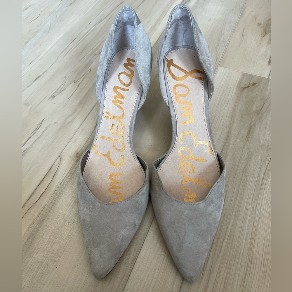 Sam Edelman Light Gray heels